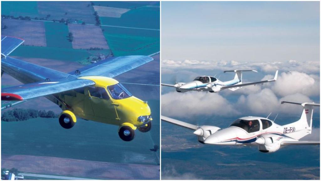  Тейлор Аэрокар  и Diamond DA42 VI Twin Star: пять машин с авиационными двигателями и пять самолетов с автомобильными моторами