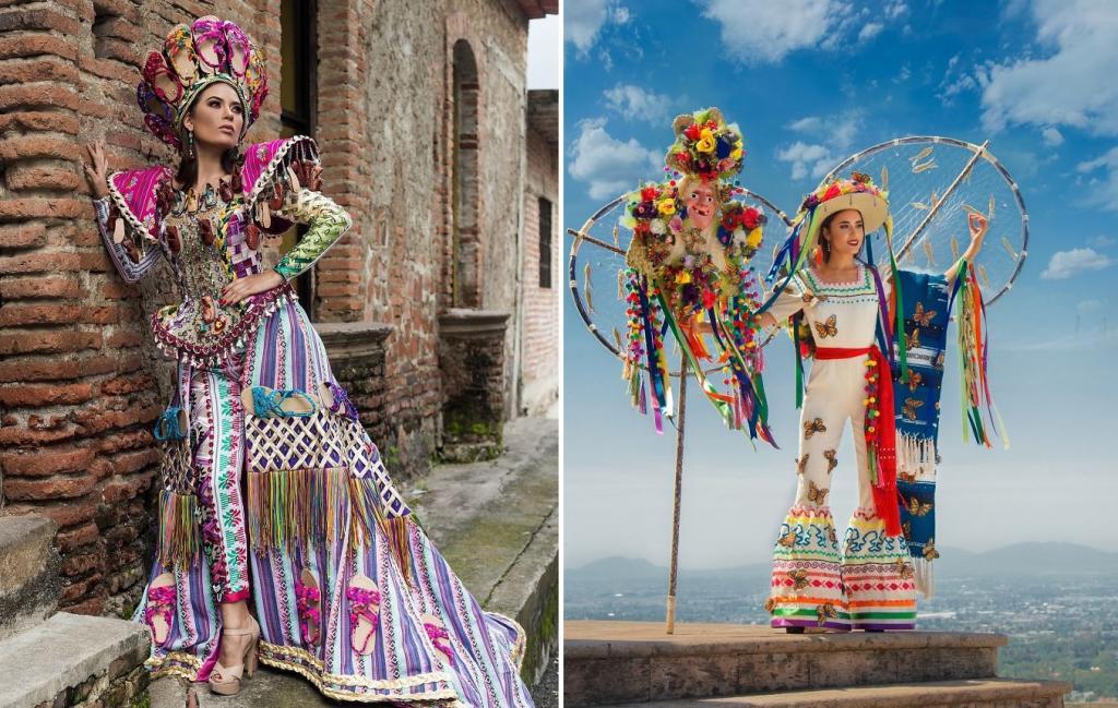Конкурсантки  Мисс Мексика 2020  примерили традиционные национальные костюмы. Глаз не оторвать