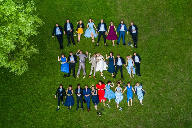 Дух захватывает: лучшие свадебные фото 2020 года, сделанные с помощью дрона