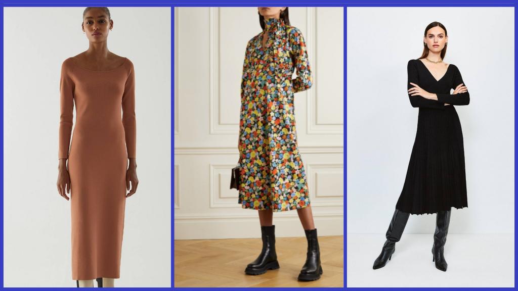 Модные платья на осень-зиму 2020: приталенные, с поясами, облегающие, с рюшами (фото)