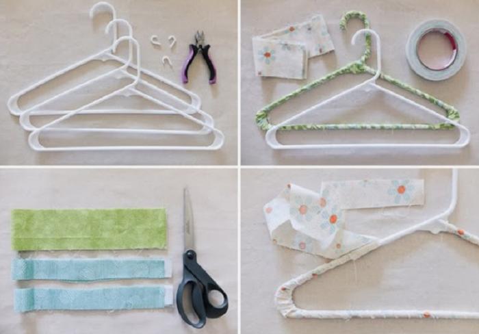 Яркие вешалки для гардероба, которые можно сделать своими руками: от узоров до ярких цветов