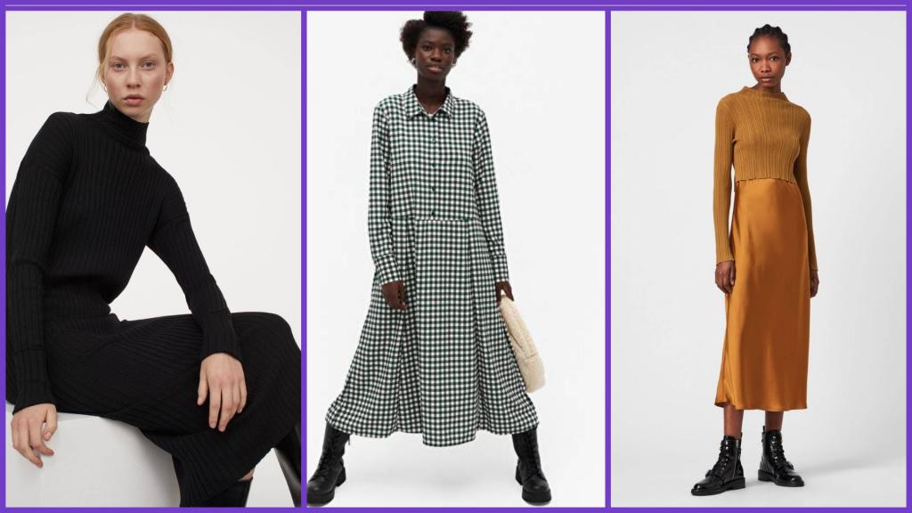 Модные платья на осень-зиму 2020: приталенные, с поясами, облегающие, с рюшами (фото)