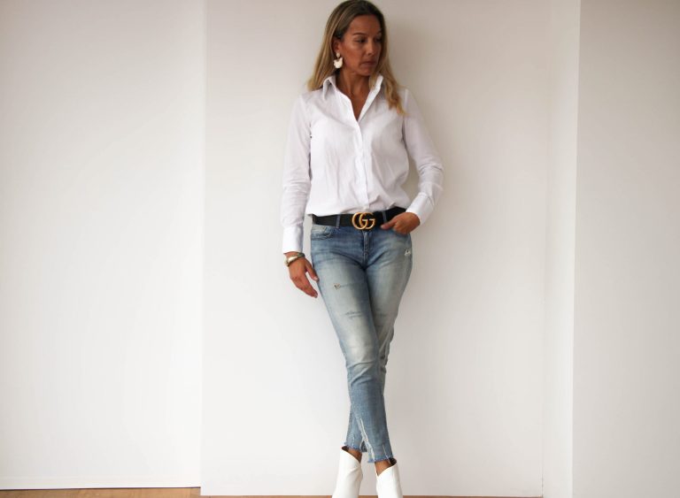 Элегантные наряды, которые объединяет одна простая белая рубашка: несколько стильных идей