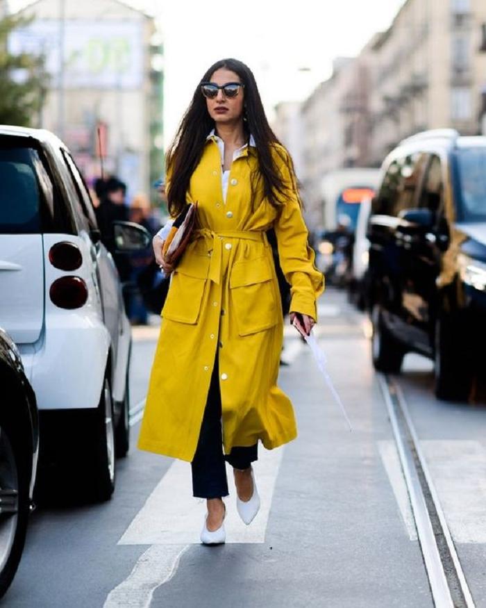 Желтый цвет в одежде — производит только положительное впечатление