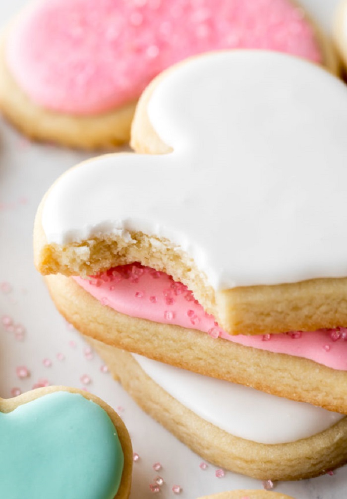 Очень простое, вкусное и красивое сахарное печенью ко Дню всех влюбленных: пеку каждый год
