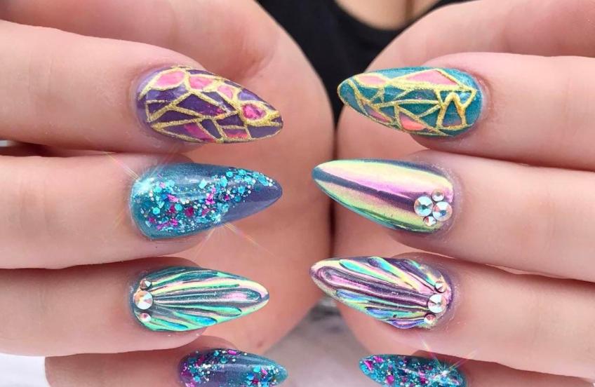 Mermaid nails, или маникюр русалки: эффектный нейл-арт для тех, кому надоел скучный монохром