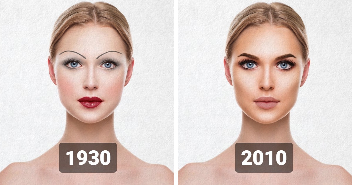 100 лет тенденций красоты: как менялись тренды макияжа каждое десятилетие с 1920-х по 2020-е