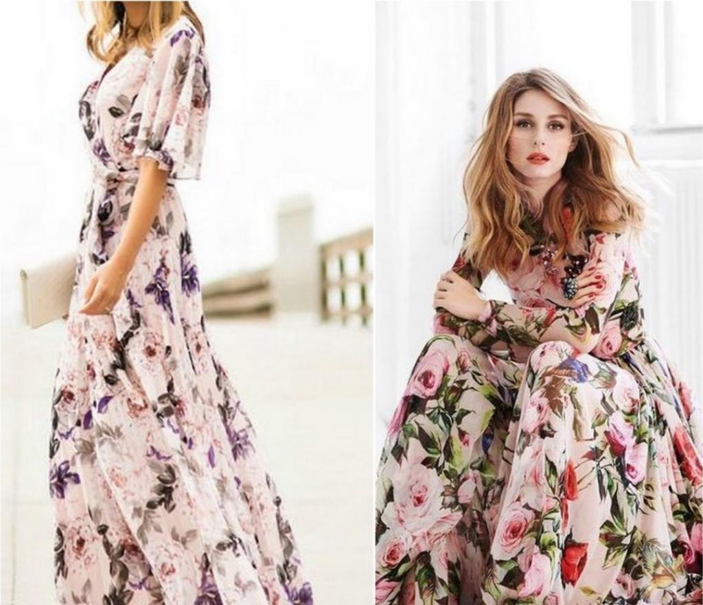 Самые модные цветочные платья 2021 года имеют одну общую особенность. Выбираем необходимую длину