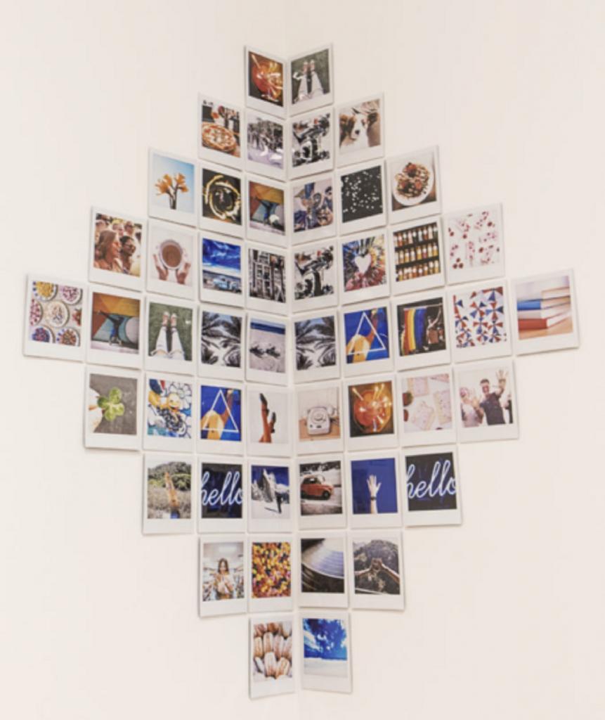 Семь оригинальных и простых способов украсить стену моментальными фотографиями