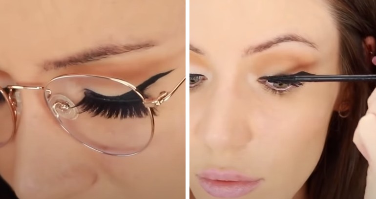 За стеклом: пошаговая фотоинструкция. как наносить макияж девушкам в очках