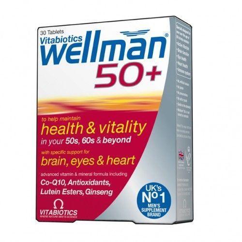 Витамины для мужчин 50 рейтинг. Велмен Витабиотикс. Велмен 50 витамины для мужчин. Wellman 50+ витамины. Wellman витамины для мужчин 50+.