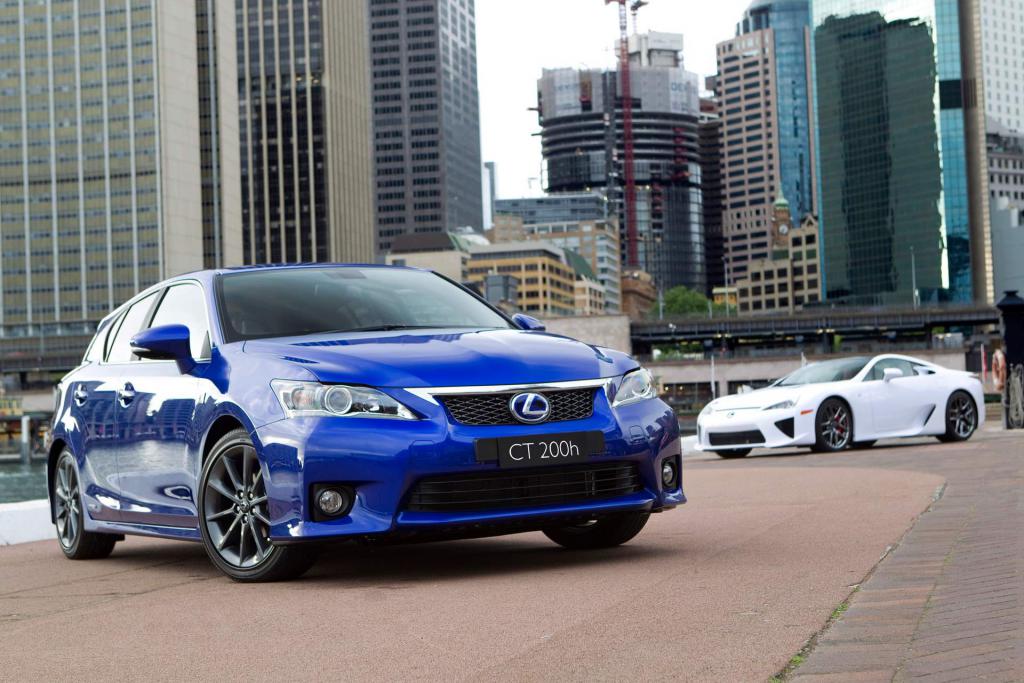 Lexus ct 200h f sport отличия