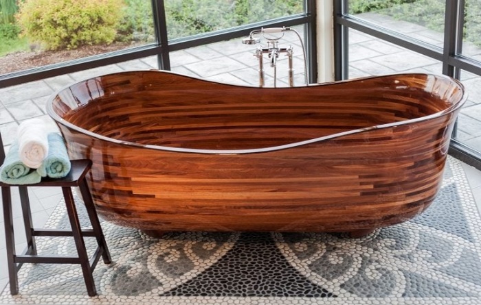 Американец создал коллекцию... деревянных ванн, которые можно спутать с произведениями искусства
