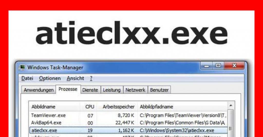 Что за процесс Atieclxx.exe, и как от него избавиться?