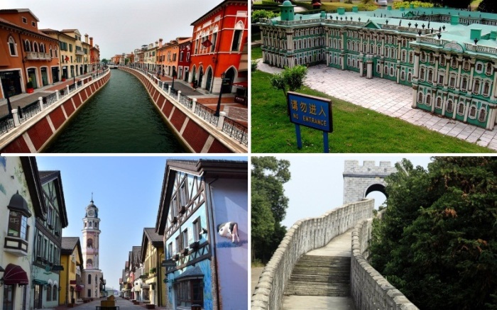 Архитектурные клоны: в Китае появились точные копии целых городов из других частей света