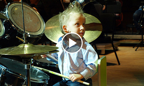 Самый юный барабанщик в мире: Моцарт ударных